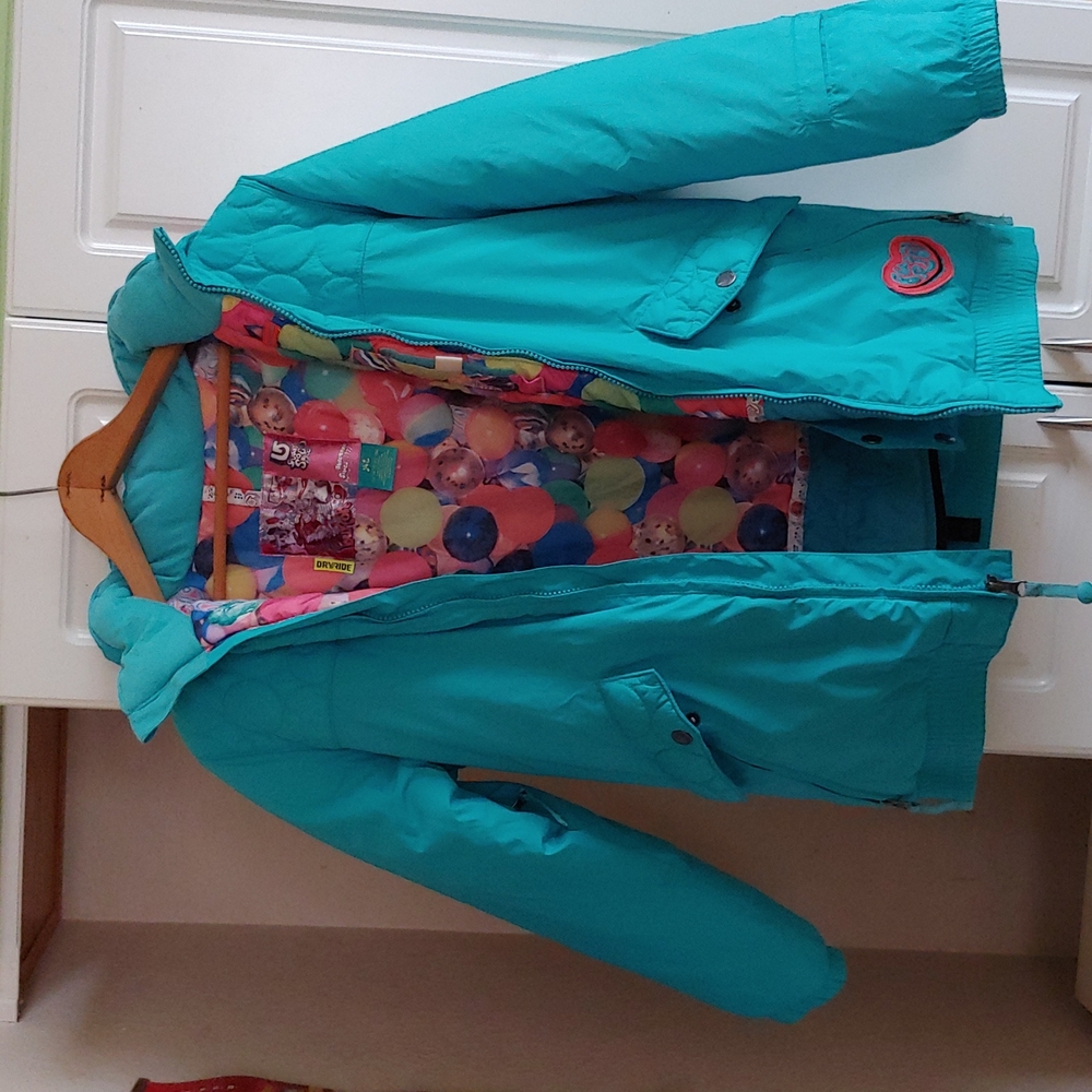 Burton Windbreaker/Ski Jacket w/ Detachable Hood XL 14/16